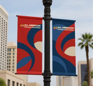 street pole banner